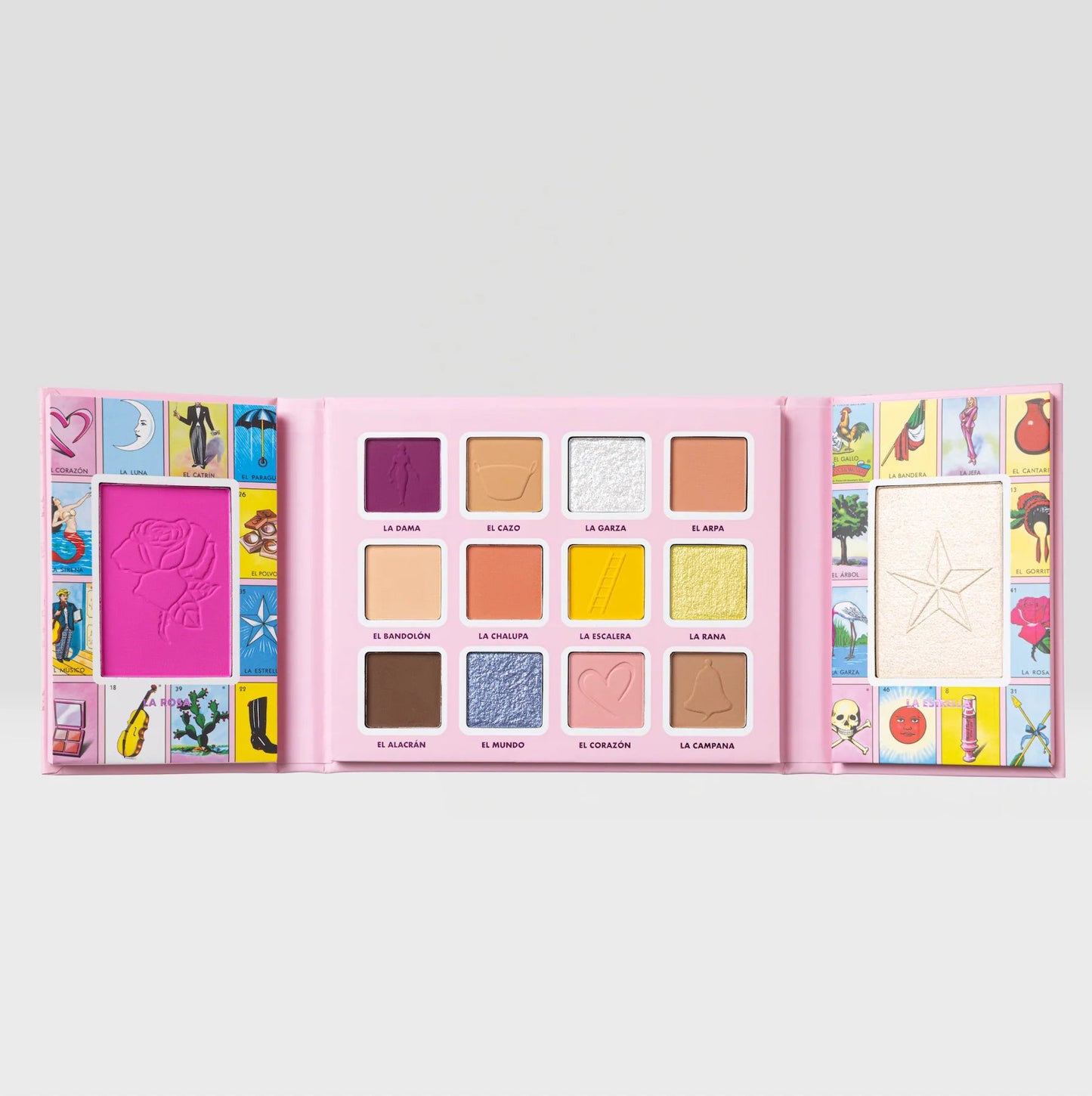 LOTERÍA DON CLEMENTE Shadow & Face Palette - Festievibes Cosmetics