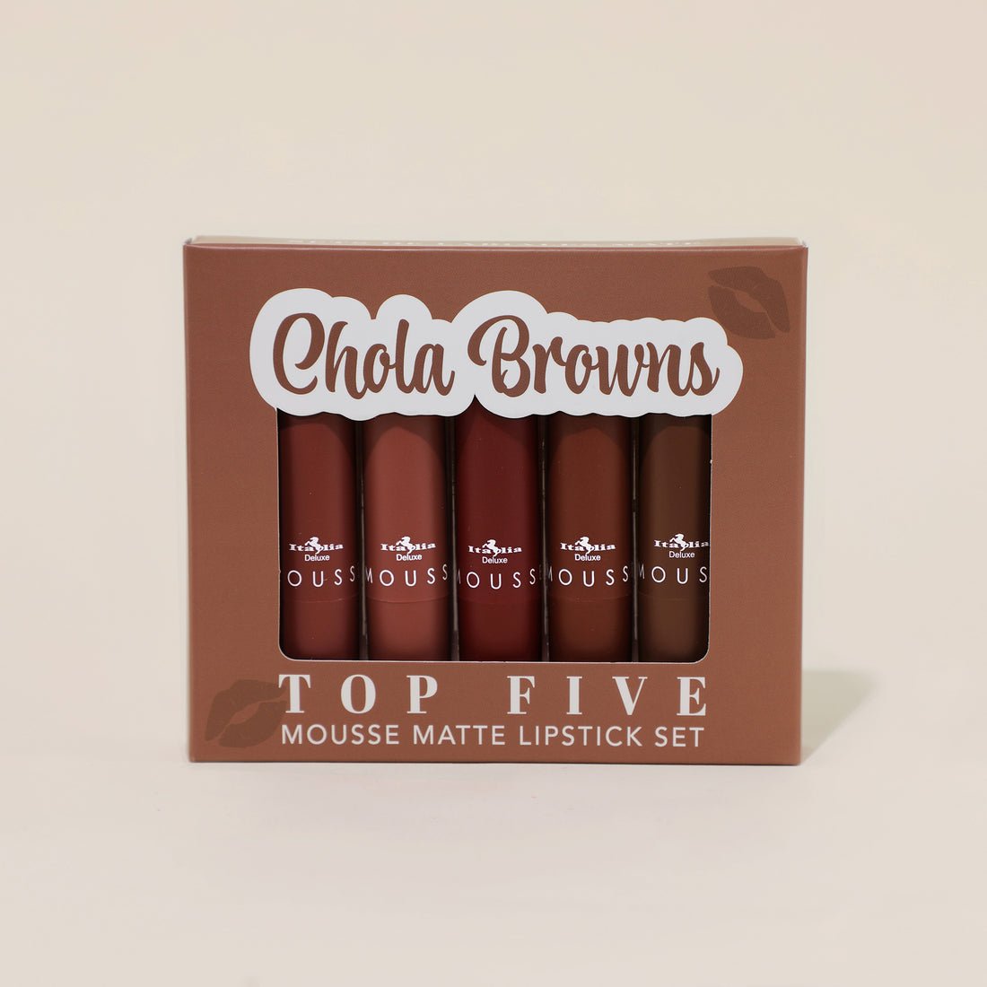 Mousse Matte Lipstick - Top Five Sets - Festievibes Cosmetics