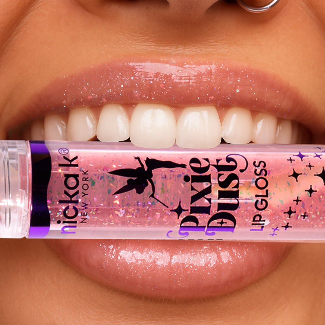 Nicka K Pixie Dust Lip Gloss - Festievibes Cosmetics