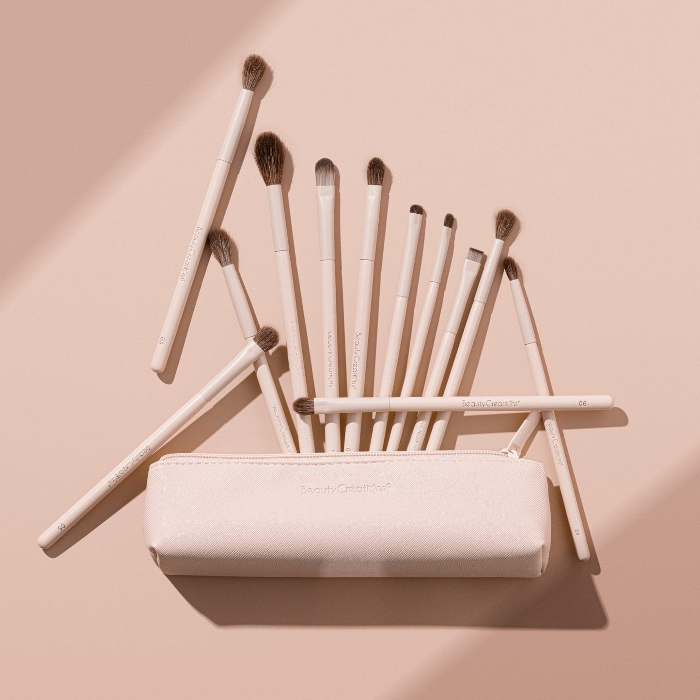 Nude X 12 Piece Brush Set - Festievibes Cosmetics