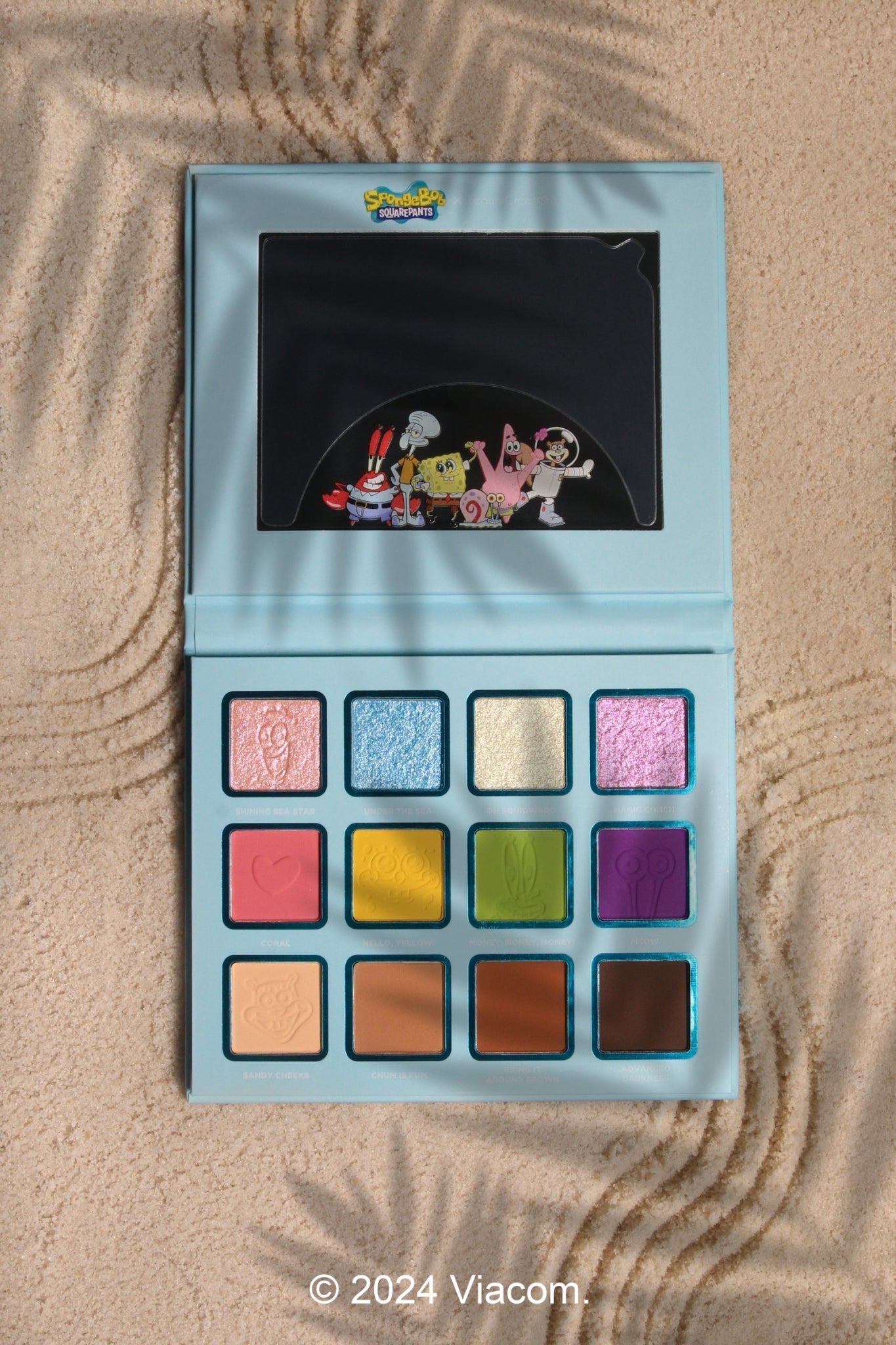SpongeBob "Bikini Bottom" Eyeshadow Palette - Festievibes Cosmetics