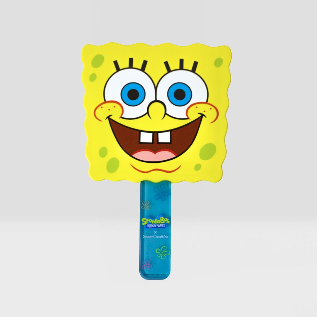SpongeBob "I'm Ready" Hand Mirror - Festievibes Cosmetics