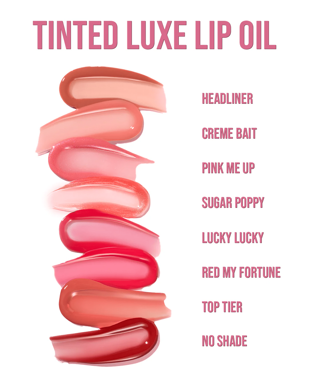 Tinted Luxe Lip oil - Festievibes Cosmetics