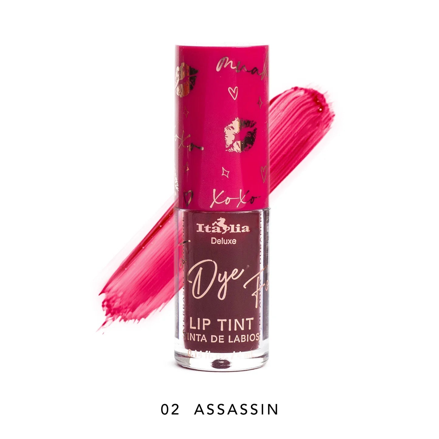 To Dye For Lip Tint – Long - Lasting Waterproof Lip Stain with Bold Color - Festievibes Cosmetics