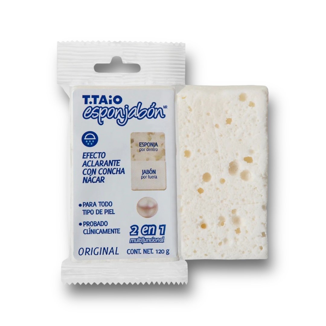 T.taio Esponjabon 2 - in - 1 Soap Infused Sponge - Festievibes Cosmetics