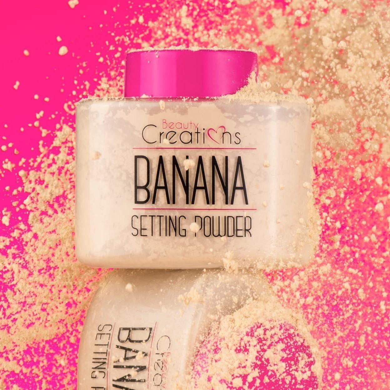 Banana Setting Powder – Brightening, Shine - Control Loose Face Powder - Festievibes Cosmetics