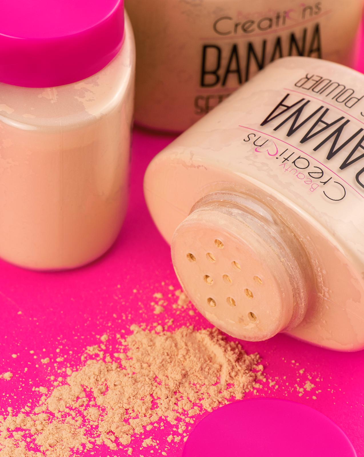 Banana Setting Powder – Brightening, Shine - Control Loose Face Powder - Festievibes Cosmetics