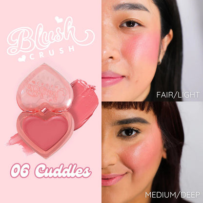 Blush Crush Lip & Cheek Balm – Dewy, Hydrating 2 - in - 1 Color Stick - Festievibes Cosmetics