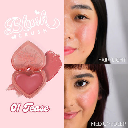 Blush Crush Lip & Cheek Balm – Dewy, Hydrating 2 - in - 1 Color Stick - Festievibes Cosmetics