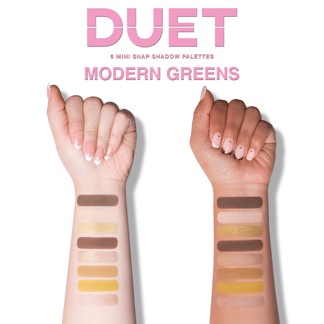 Duet Mini Eyeshadow Palettes - Festievibes Cosmetics