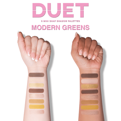 Duet Mini Eyeshadow Palettes - Festievibes Cosmetics