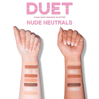 Duet Mini Eyeshadow Palettes - Festievibes Cosmetics