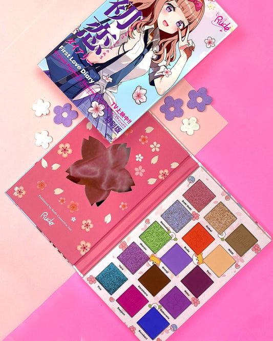First Love Library Eyeshadow Palette - Festievibes Cosmetics