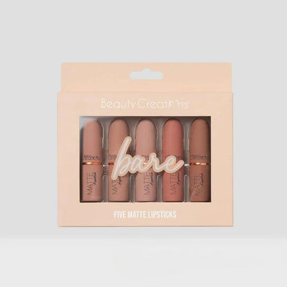 Five Piece Matte Lipstick Set - Festievibes Cosmetics