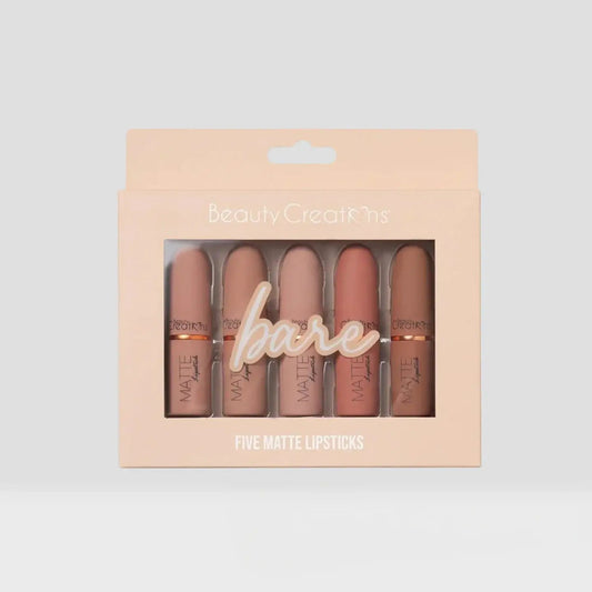 Five Piece Matte Lipstick Set - Festievibes Cosmetics