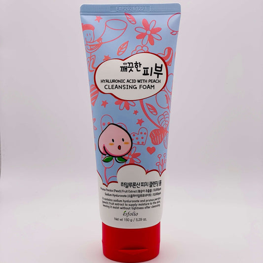 Hyaluronic Acid with Peach Cleansing Foam - Festievibes Cosmetics