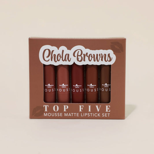 Mousse Matte Lipstick - Top Five Sets - Festievibes Cosmetics
