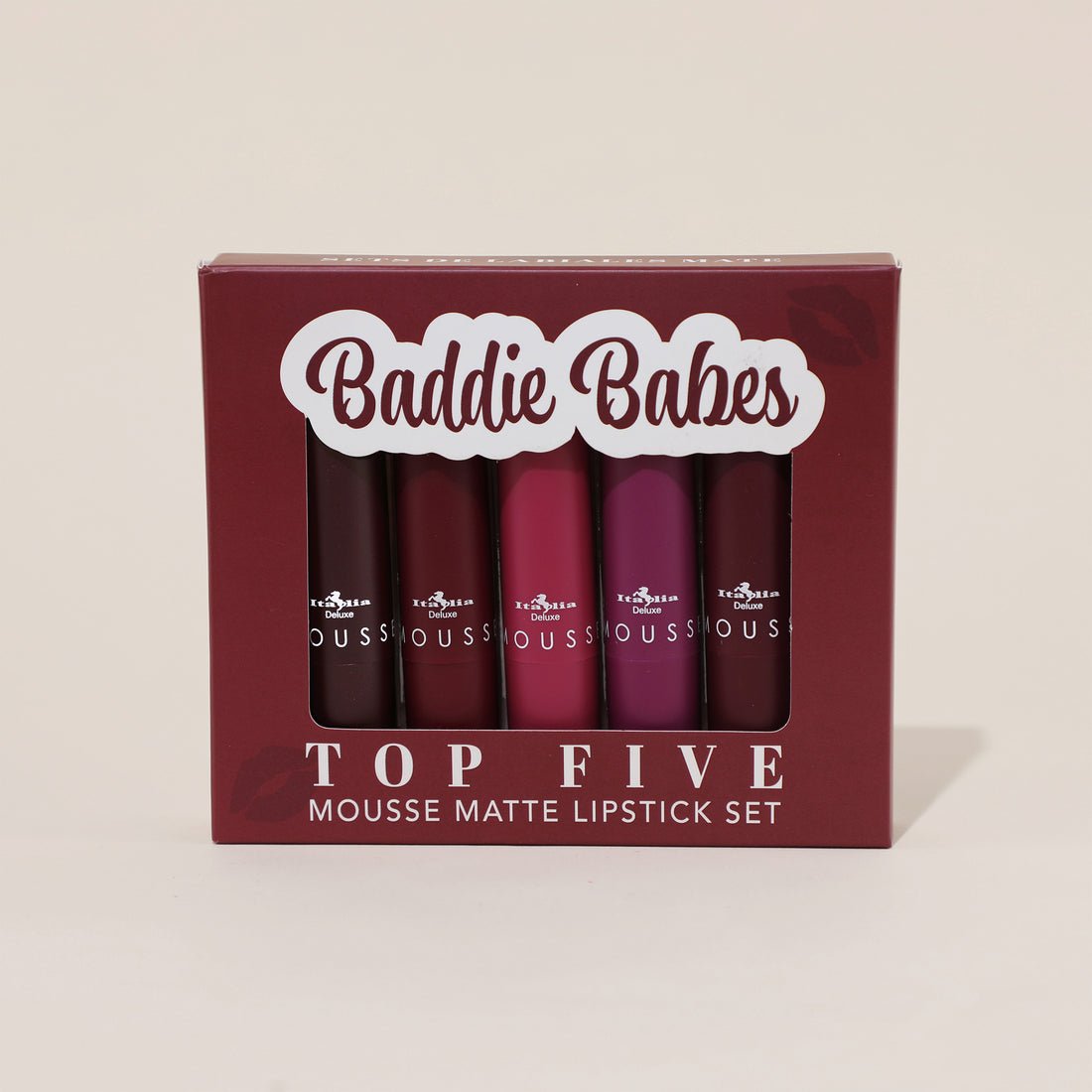 Mousse Matte Lipstick - Top Five Sets - Festievibes Cosmetics