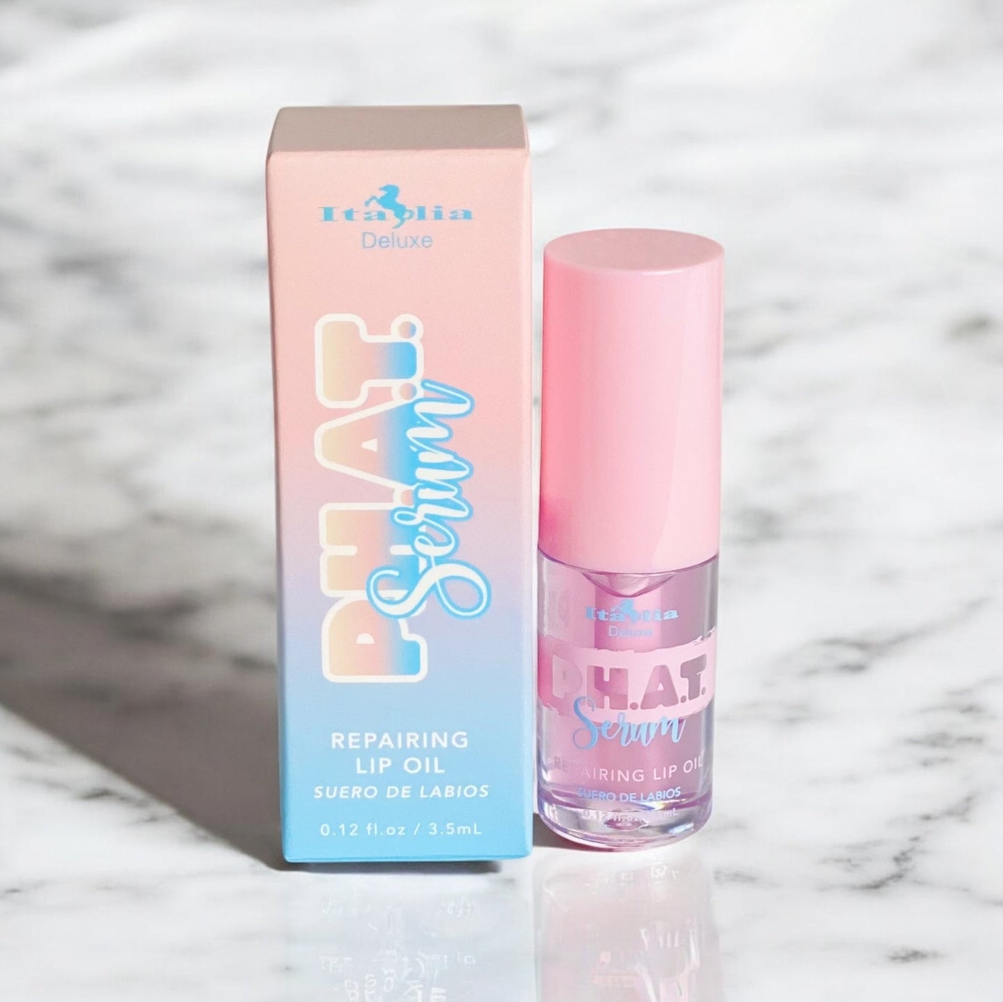 P.H.A.T. Lip Serum – Hydrating Repair Gloss with Hyaluronic Acid & Vitamin E - Festievibes Cosmetics