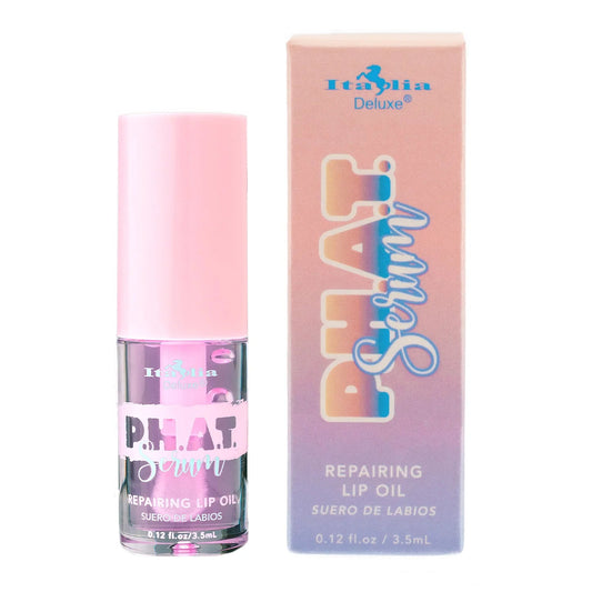 P.H.A.T. Lip Serum – Hydrating Repair Gloss with Hyaluronic Acid & Vitamin E - Festievibes Cosmetics