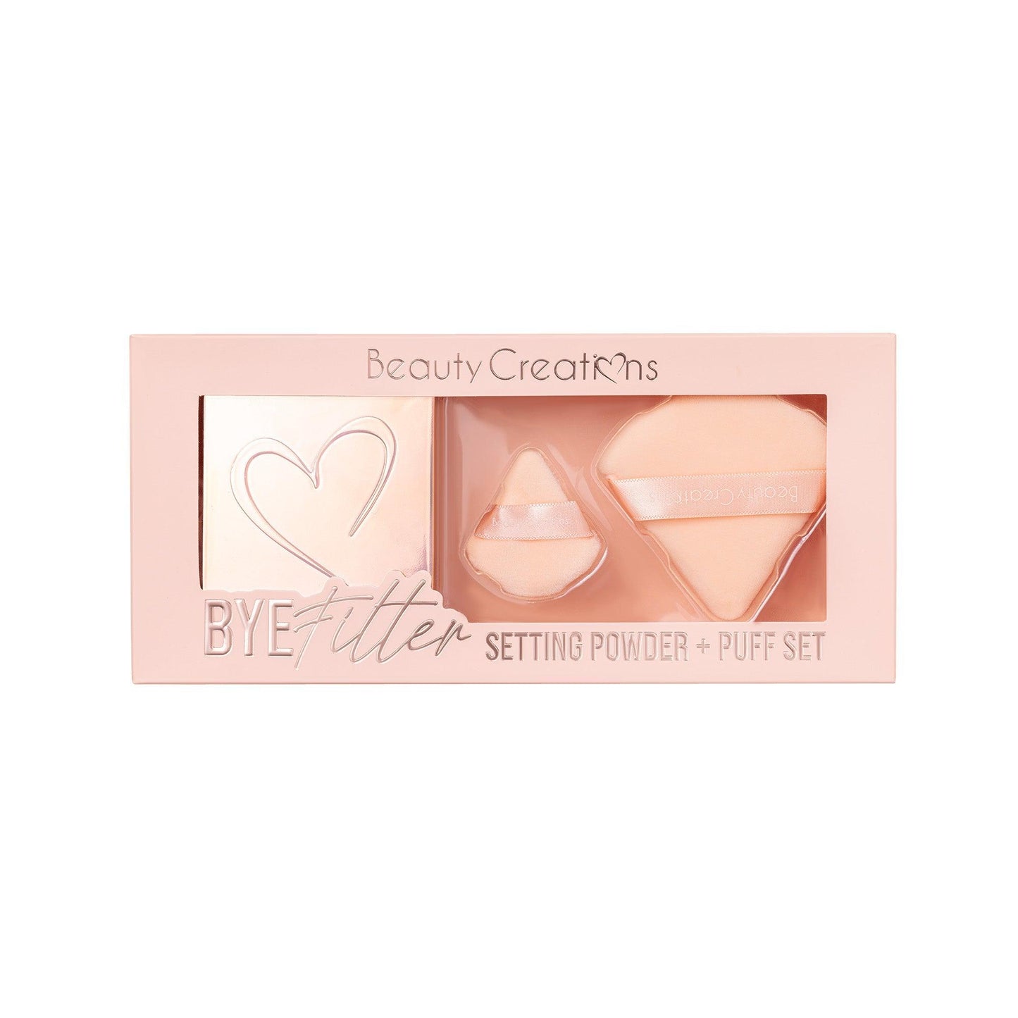 Pink Cloud Setting Powder + Puff Set Talc Free - Festievibes Cosmetics