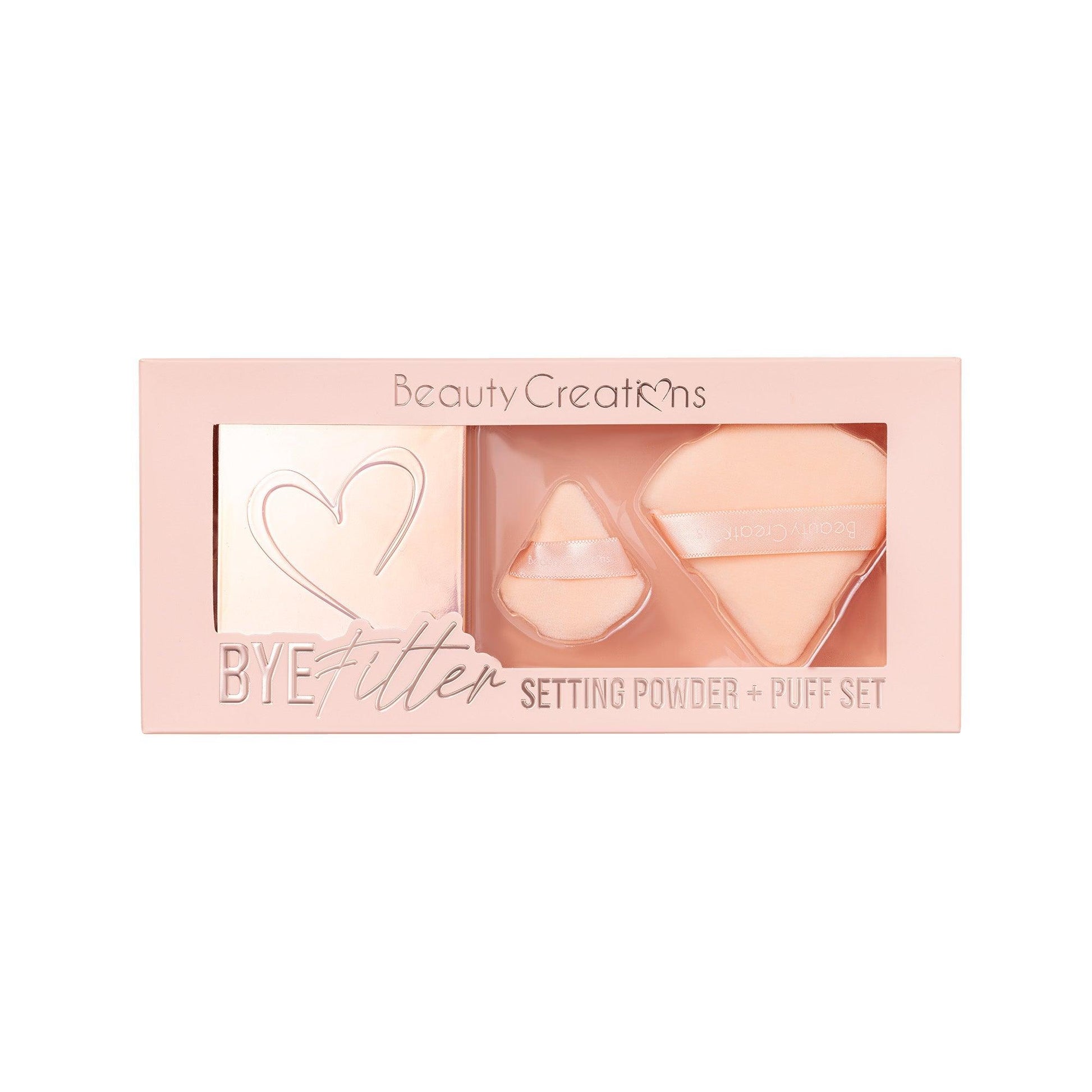 Pink Cloud Setting Powder + Puff Set Talc Free - Festievibes Cosmetics