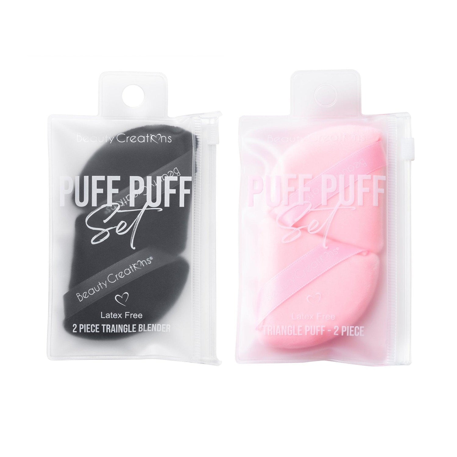 Puff Puff Powderpuff Set (2 Pieces) - Festievibes Cosmetics