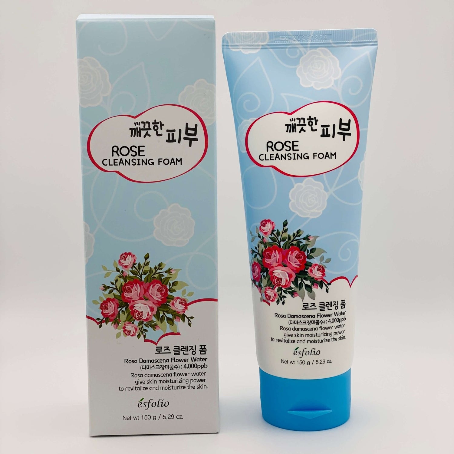 Rose Cleansing Foam - Festievibes Cosmetics