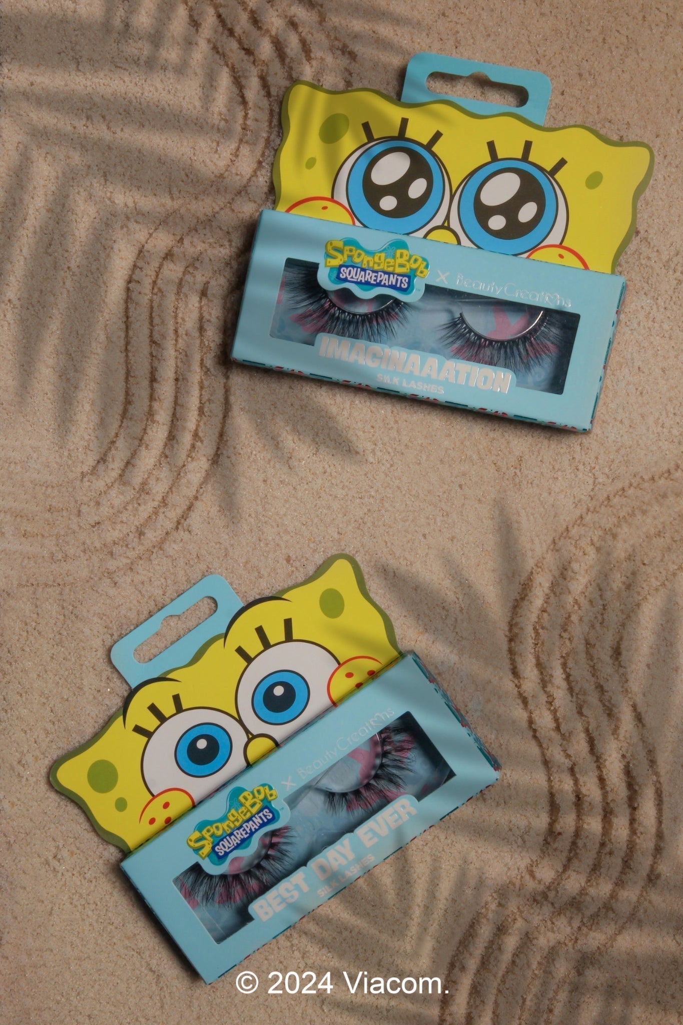 SpongeBob SquarePants Silk False Lashes - Festievibes Cosmetics