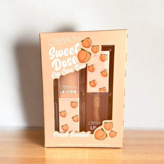 Sweet Dose Lip Scrub and Lip Oil Duo Collection - Festievibes Cosmetics